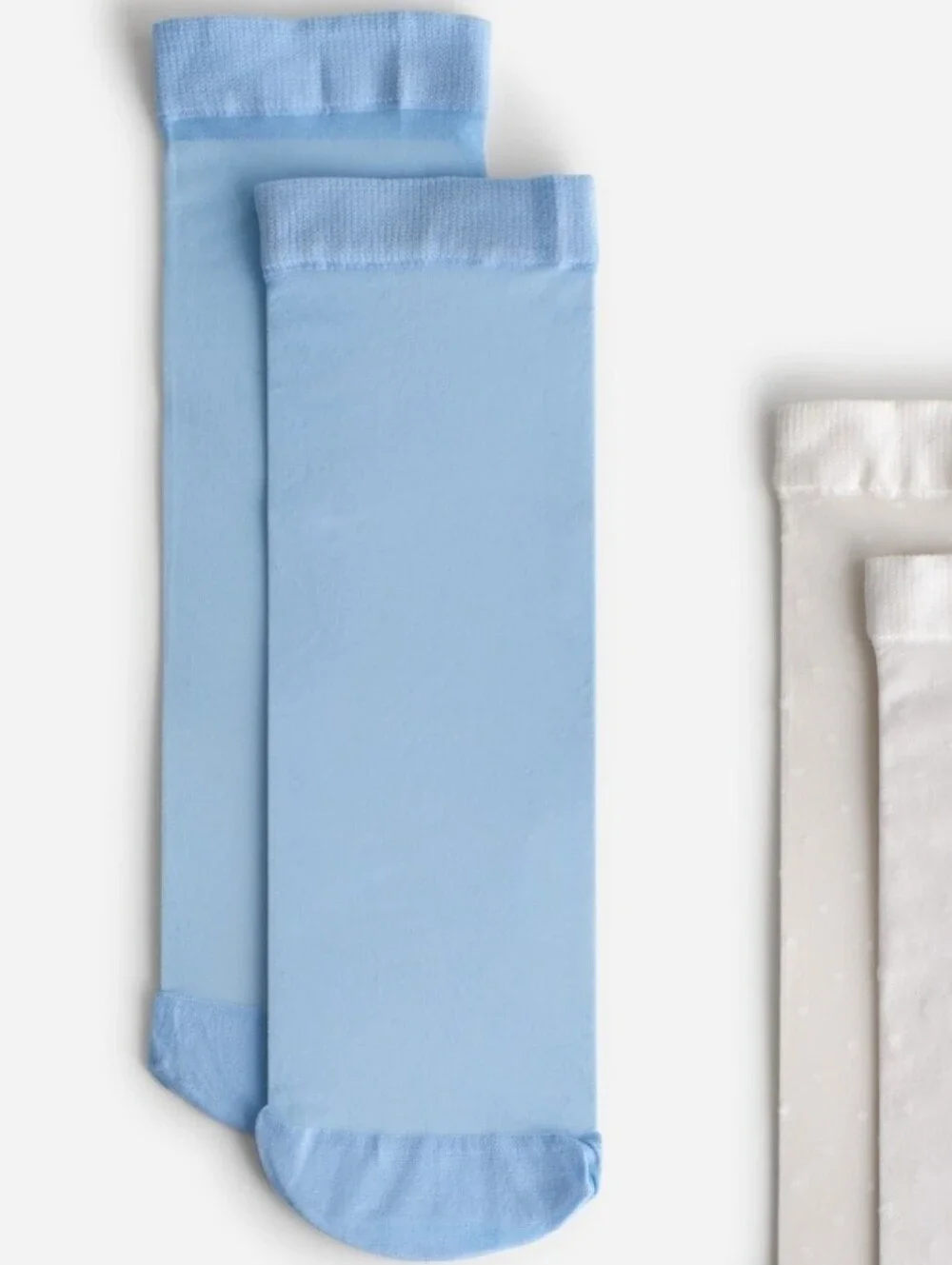 J. Crew & Madewell Sheer Ankle Sock bundle - black, light blue, white